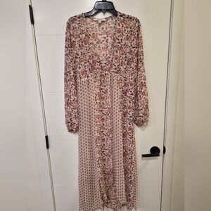 Forever 21 flower maxi cover
